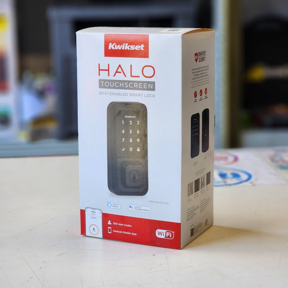 HALO Matte Black Touchscreen WiFi Keypad Electronic HALO Matte Black Touchscreen WiFi Keypad Electronic